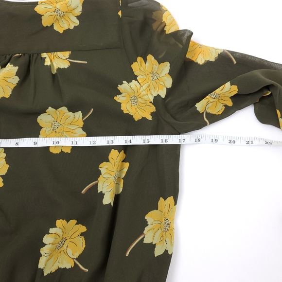 Madewell Effie Floral Woven Wrap in XXS - Picture 7 of 16